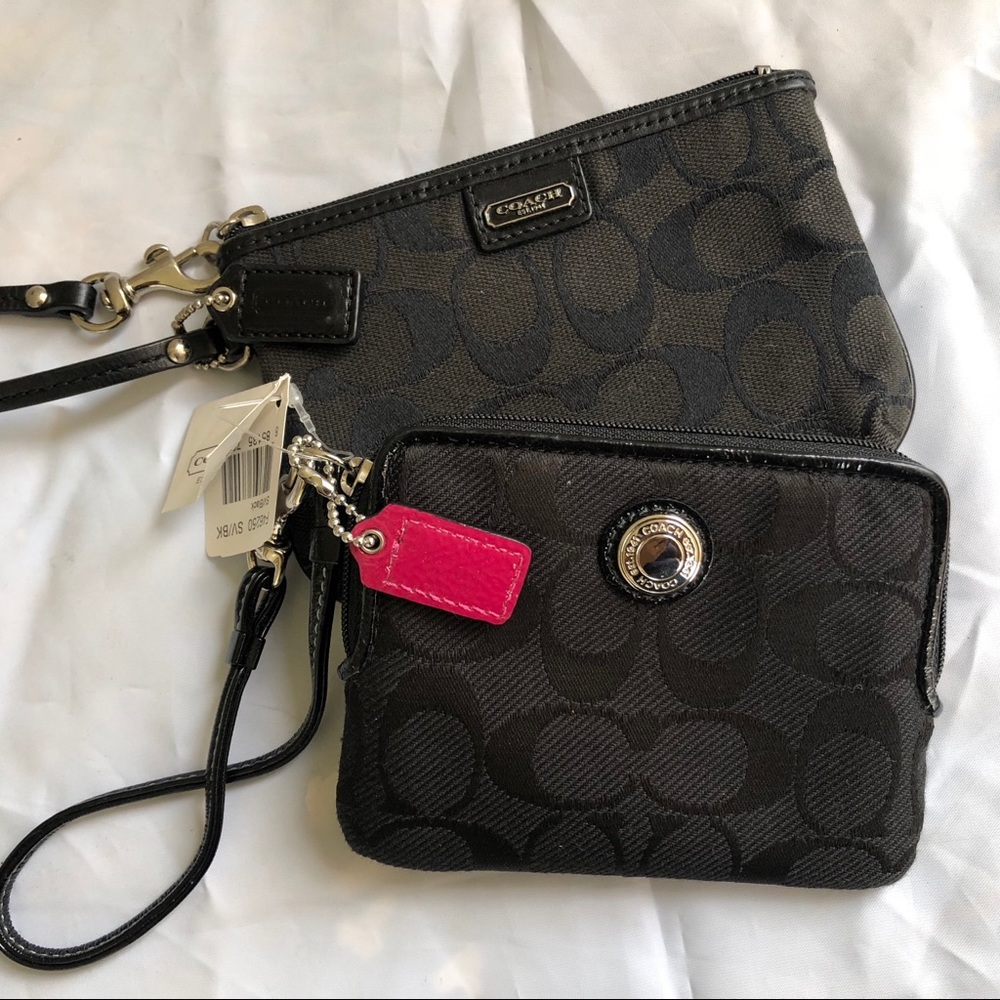 Coach Monogram wristlets (price for two)